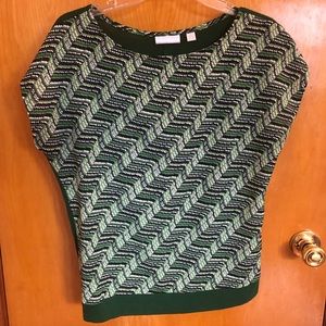 New York & Company Green Blouse - Size Medium